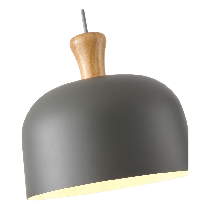 Hängeleuchte 1xE27/15W/230V grau pr. 27 cm