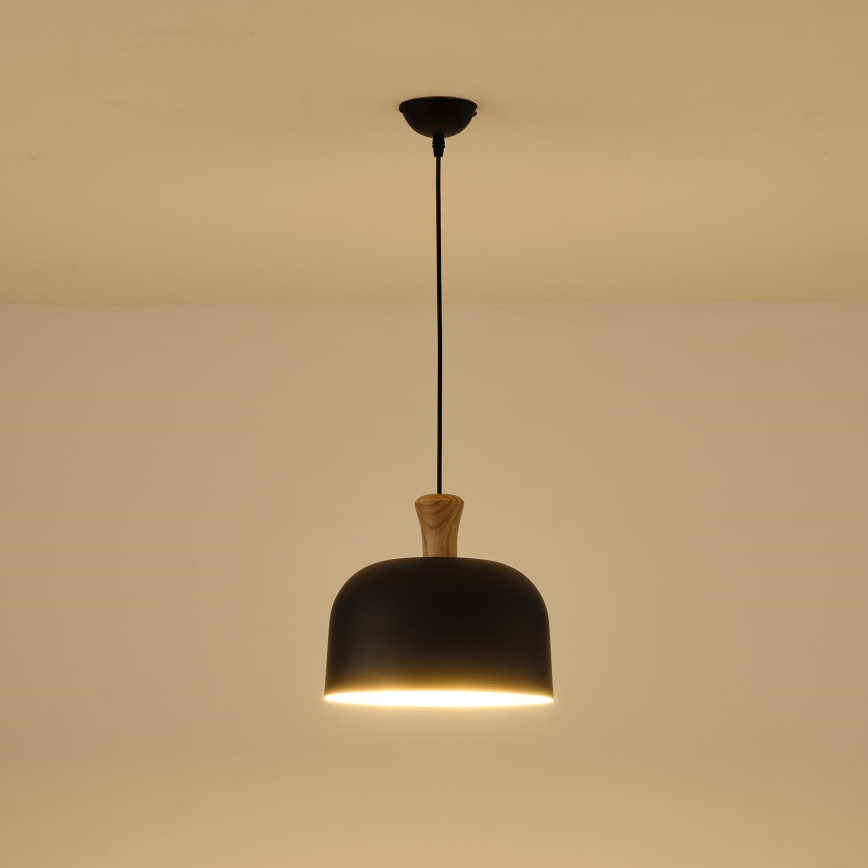 Hängeleuchte 1xE27/15W/230V schwarz pr. 27 cm