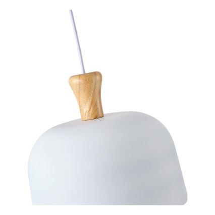 Hängeleuchte 1xE27/15W/230V weiß pr. 27 cm