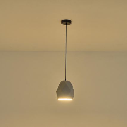 Hängeleuchte 1xE27/40W/230V grau
