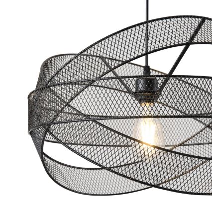 Hängeleuchte 1xE27/40W/230V schwarz