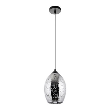 Hängeleuchte 1xE27/60W/230V d 16 cm schwarz