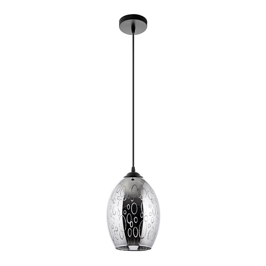 Hängeleuchte 1xE27/60W/230V d 16 cm schwarz
