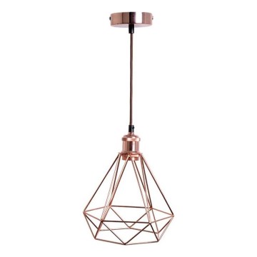 Hängeleuchte 1xE27/60W/230V d 22 cm kupfern