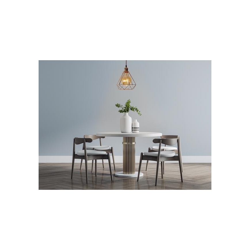 Hängeleuchte 1xE27/60W/230V d 22 cm kupfern