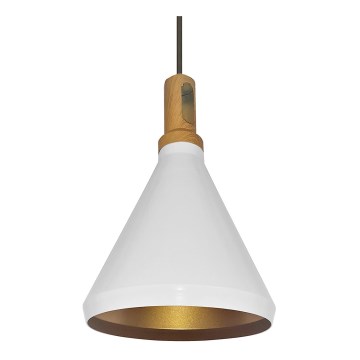 Hängeleuchte 1xE27/60W/230V d 23 cm weiß