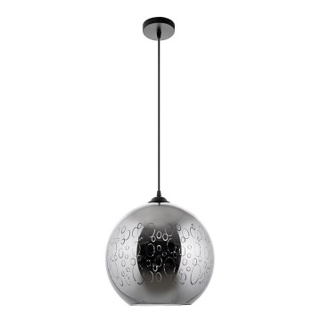 Hängeleuchte 1xE27/60W/230V d 30 cm schwarz