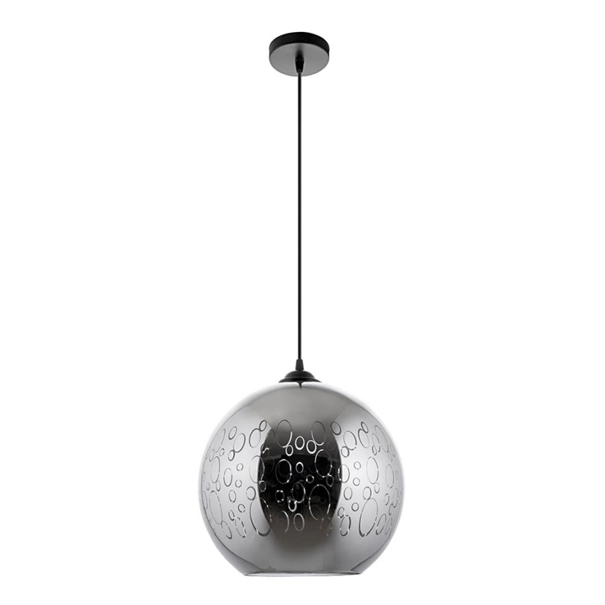 Hängeleuchte 1xE27/60W/230V d 30 cm schwarz