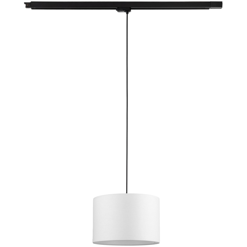Hängeleuchte für 3-Phasen-Schienensystem TRACER 1xE27/15W/230V d 30 cm schwarz/weiß