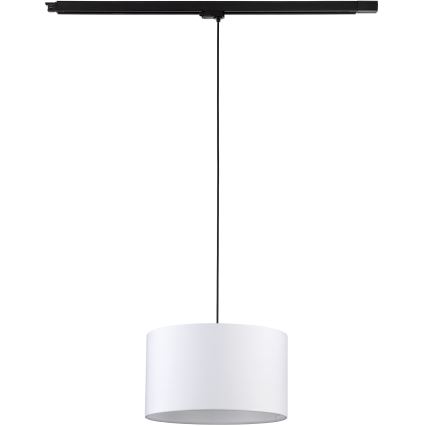 Hängeleuchte für 3-Phasen-Schienensystem TRACER 1xE27/15W/230V d 38 cm schwarz/weiß