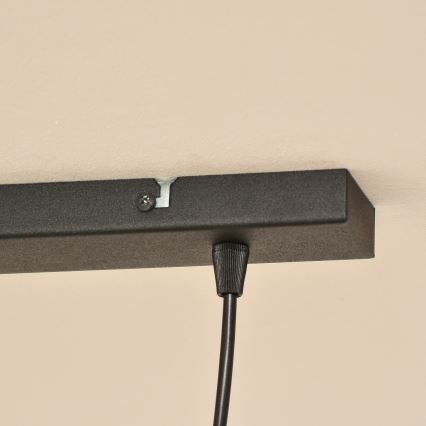 Hängeleuchte an Kabel ALBA 2xE27/15W/230V grau