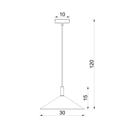 Hängeleuchte an Kabel ANEGA 1xGX53/15W/230V Ø 30 cm burgunderrot