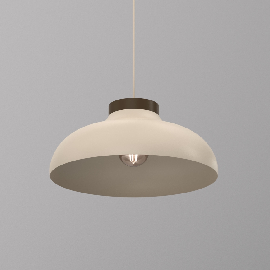 Hängeleuchte an Kabel BASCA 1xE27/15W/230V beige/braun