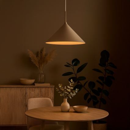 Hängeleuchte an Kabel CAPITAL 1xGX53/15W/230V Ø 46 cm beige