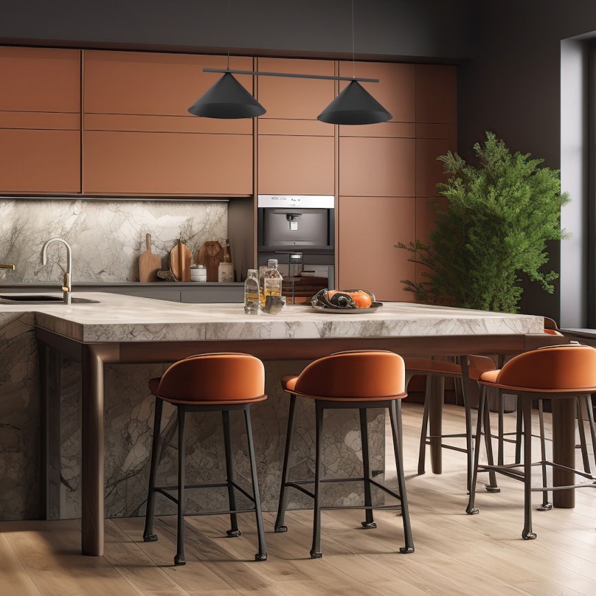 Hängeleuchte an Kabel CAPITAL 2xGX53/15W/230V schwarz