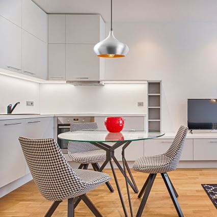 Hängeleuchte an Kabel DODO 1xE27/40W/230V mattchrom