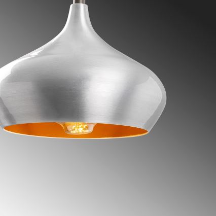 Hängeleuchte an Kabel DODO 1xE27/40W/230V mattchrom