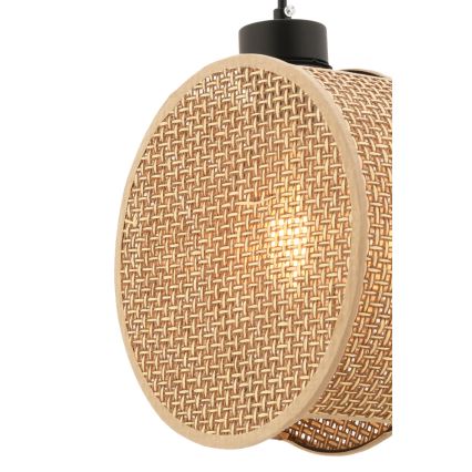 Hängeleuchte an Kabel DRUM 1xE27/60W/230V braun