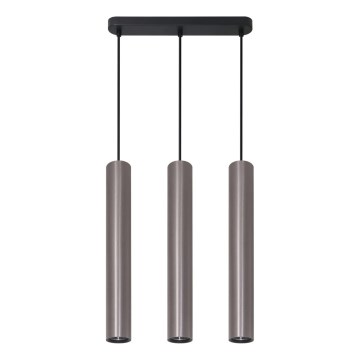 Hängeleuchte an Kabel LUNGOMARE 3xGU10/10W/230V mattchrom
