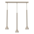 Hängeleuchte an Kabel MAZZO 3xGU10/8W/230V beige