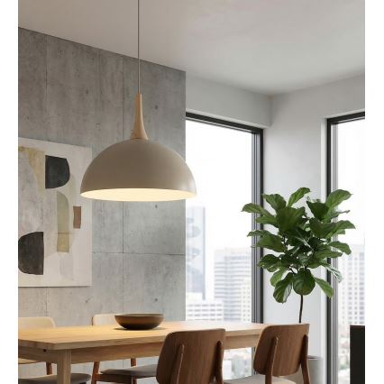Hängeleuchte an Kabel NAUTICA 1xGX53/12W/230V beige