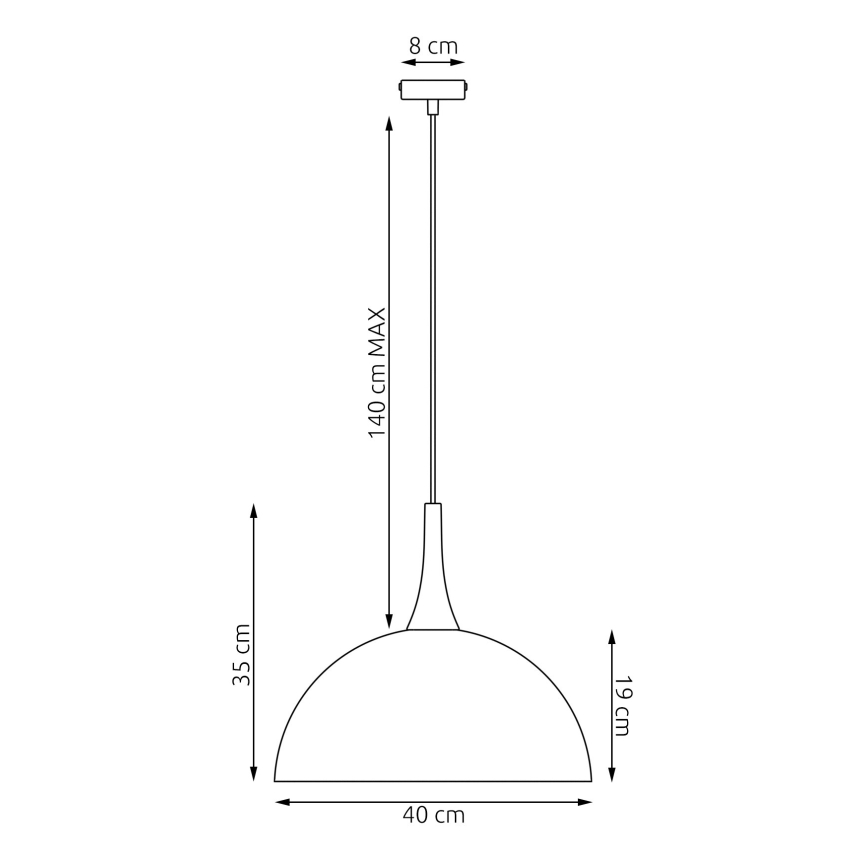 Hängeleuchte an Kabel NAUTICA 1xGX53/12W/230V beige