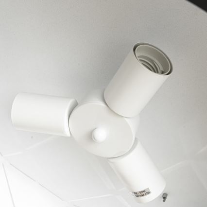 Hängeleuchte an Kabel REUS 3xE27/40W/230V Ø 47 cm, schwarz