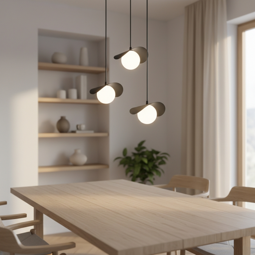 Hängeleuchte an Kabel RITUAL 3xG9/8W/230V schwarz