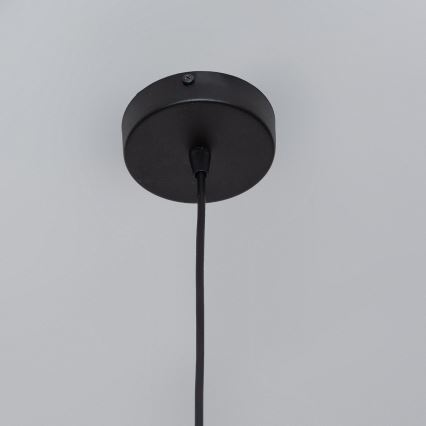 Hängeleuchte an Kabel SOLANO 1xE27/15W/230V schwarz/glänzender Chrom