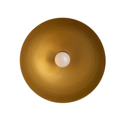 Hängeleuchte an Kabel VESPER 1xE27/15W/230V Ø 30 cm schwarz/gold