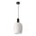 Hängeleuchte an Kabel WOLKEN 1xE27/40W/230V weiß/schwarz