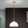 Hängeleuchte an Kette OLD LAMP 1xE27/40W/230V d 30 cm weiß/Messing
