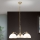 Hängeleuchte an Kette OLD LAMP 3xE27/40W/230V d 65 cm weiß/Messing