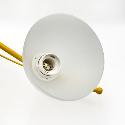 Hängeleuchte an Kette RETRO 5xE27/60W/230V weiß/bunt