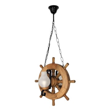 Hängeleuchte an Kette TIMONA 2xE14/40W/230V Buche - FSC-zertifiziert
