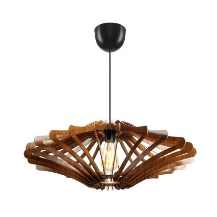 Hängeleuchte an Schnur 1xE27/60W/230V braun d 59 cm