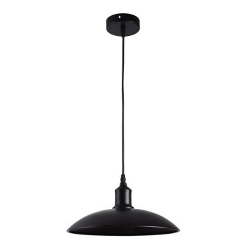 Hängeleuchte an Schnur 1xE27/60W/230V d 29 cm schwarz