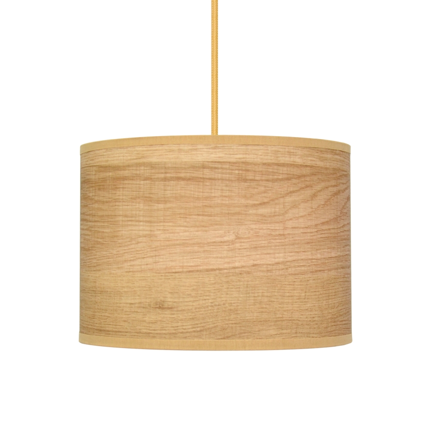 Hängeleuchte an Schnur ALBA 1xE27/15W/230V d 20 cm braun
