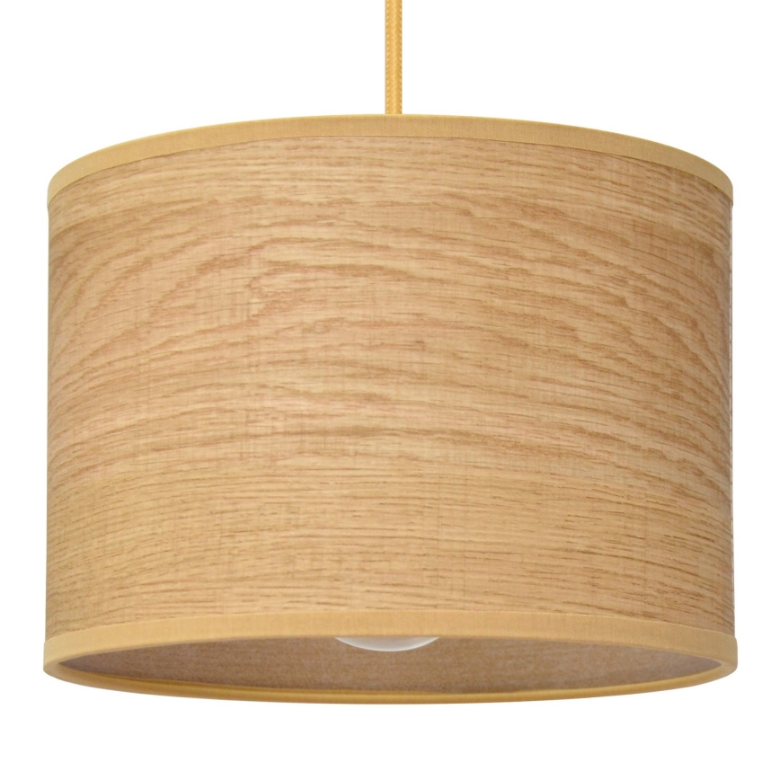Hängeleuchte an Schnur ALBA 1xE27/15W/230V d 20 cm braun