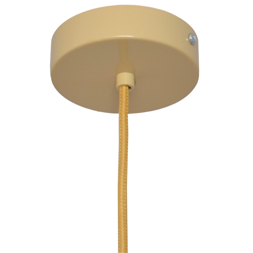 Hängeleuchte an Schnur ALBA 1xE27/15W/230V d 20 cm Rattan