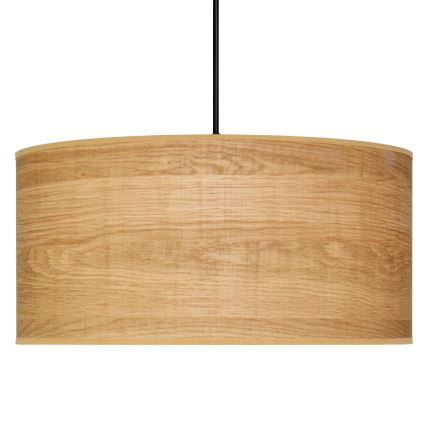 Hängeleuchte an Schnur ALBA 1xE27/15W/230V d 40 cm braun/schwarz