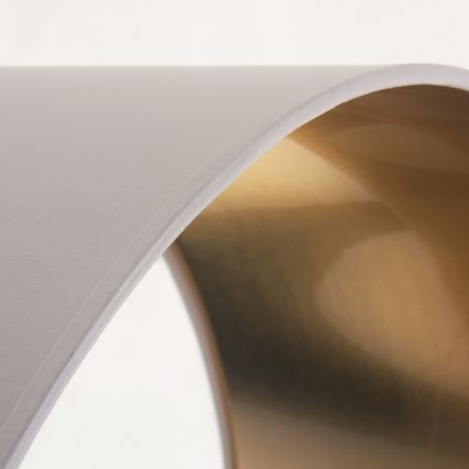 Hängeleuchte an Schnur ALBA 1xE27/15W/230V d. 40 cm weiß/golden