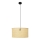 Hängeleuchte an Schnur ALBA 1xE27/15W/230V d 45 cm Rattan/schwarz