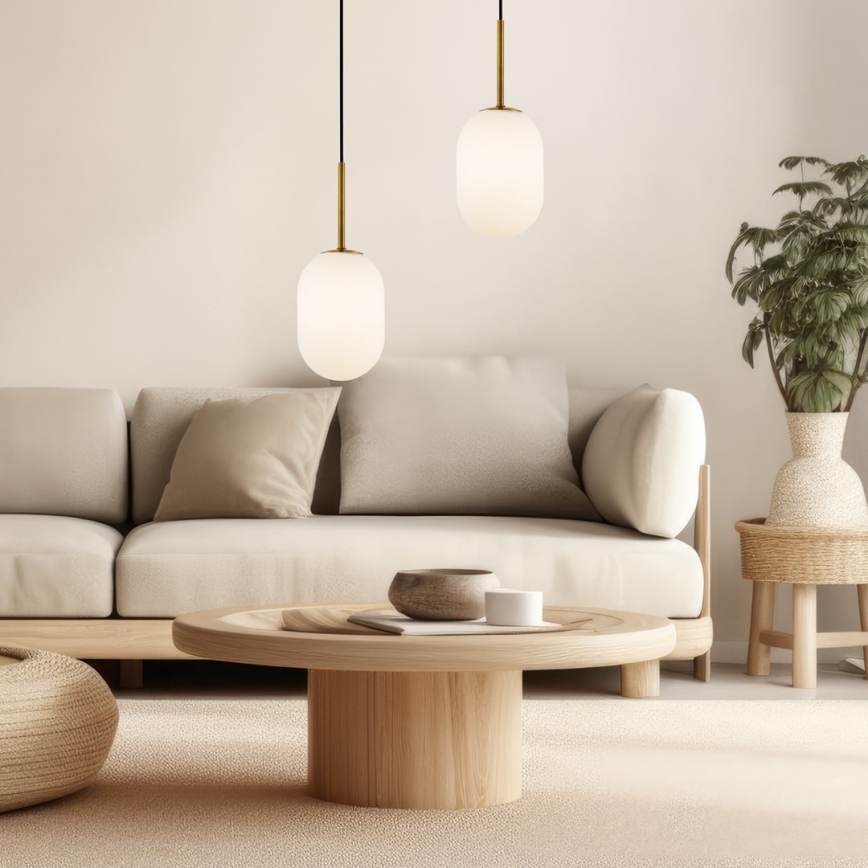 Hängeleuchte an Schnur ALIAS 1xG9/8W/230V d 12 cm golden