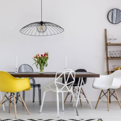 Hängeleuchte an Schnur BARBELLA 1xE27/60W/230V d 80 cm