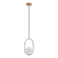 Hängeleuchte an Schnur CORDEL 1xG9/28W/230V golden