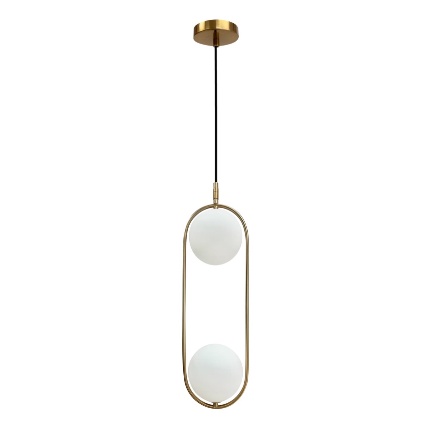 Hängeleuchte an Schnur CORDEL 2xG9/28W/230V golden