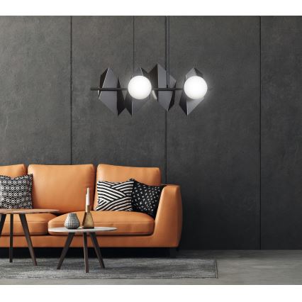 Hängeleuchte an Schnur DRIFTON 4xE14/10W/230V schwarz