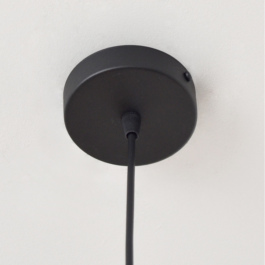 Hängeleuchte an Schnur LILI 1xE27/15W/230V schwarz/grau