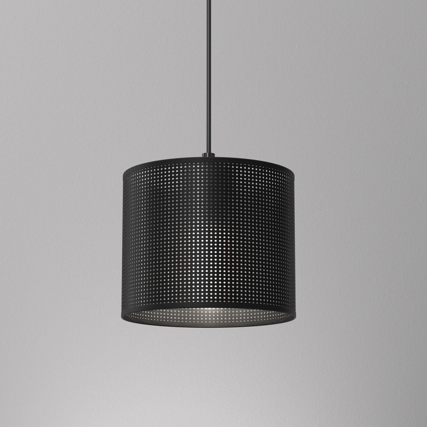 Hängeleuchte an Schnur LOFT SHADE 1xE27/60W/230V Durchmesser 18 cm schwarz